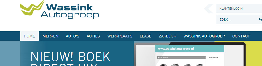 Adem, dé proefritplanner geïntegreerd in de website van Wassink Autogroep!